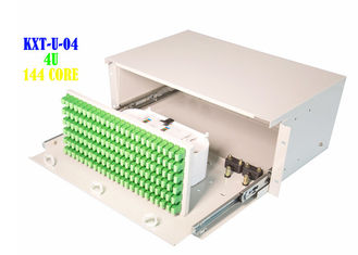 विद्युत रैक फाइबर पैच पैनल बॉक्स, 144 पोर्ट फाइबर पैच पैनल 4U