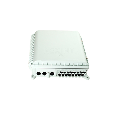 KEXINT FTTH फाइबर ऑप्टिक डिस्ट्रीब्यूशन बॉक्स 16 24 कोर IP65 PLC / पैच कॉर्ड पिगटेल के साथ