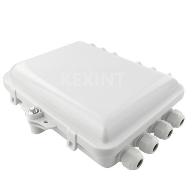 KEXINT KXT-16A FTTH फाइबर ऑप्टिक डिस्ट्रीब्यूशन बॉक्स 12 16 करोड़ आउटडोर IP65 वाटरप्रूफ व्हाइट