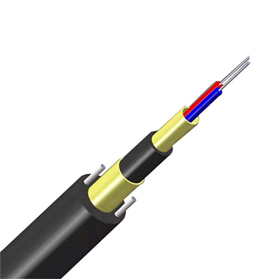 ADSS 8.5mm फाइबर ऑप्टिक आर्मर्ड केबल सेंट्रल बंडल ट्यूब स्ट्रक्चर