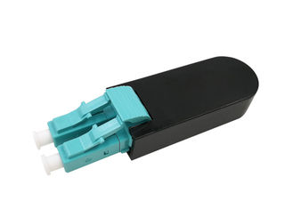 एलसी ओएम 3 डुप्लेक्स एमएम मल्टी मोड फाइबर ऑप्टिकल पैच कॉर्ड लूपबैक कनेक्टर एडाप्टर