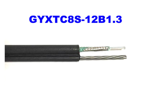 आउटडोर GYXTC8S 12G652D फाइबर ऑप्टिक आर्मर्ड केबल OS2 सेल्फ सपोर्टिंग एरियल इंस्टॉलेशन 8 संरचना