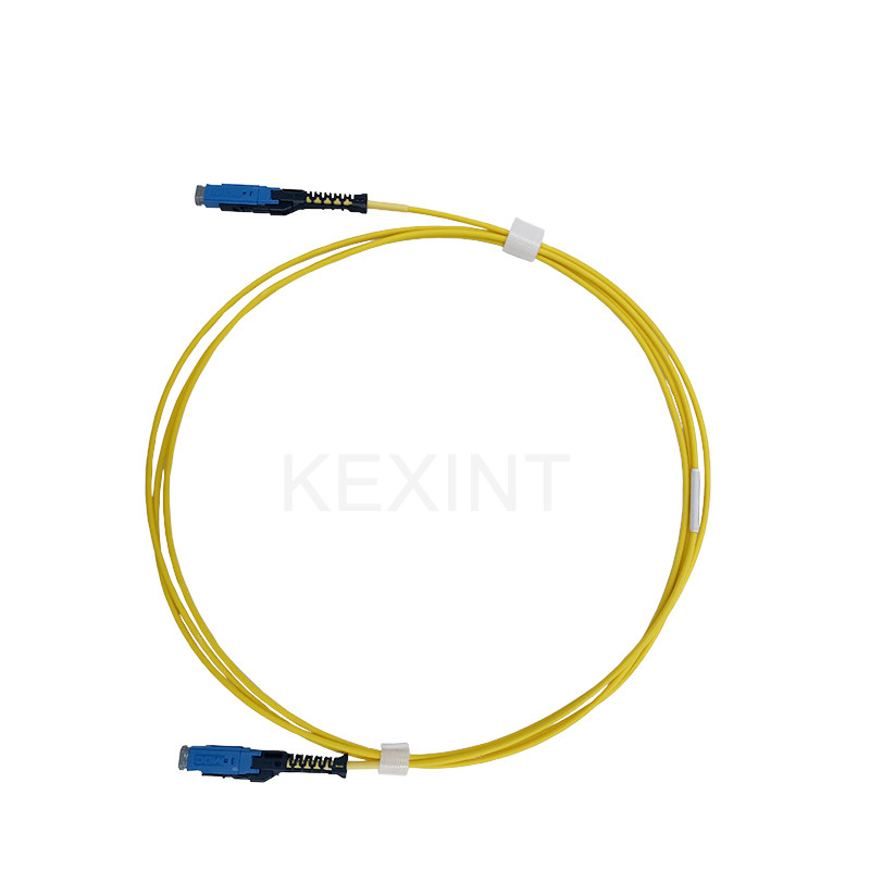 यूनिबूट 2.0 मिमी 2 मीटर सिंगल मोड पैच केबल G657A2 LSZH MDC-MDC / UPC